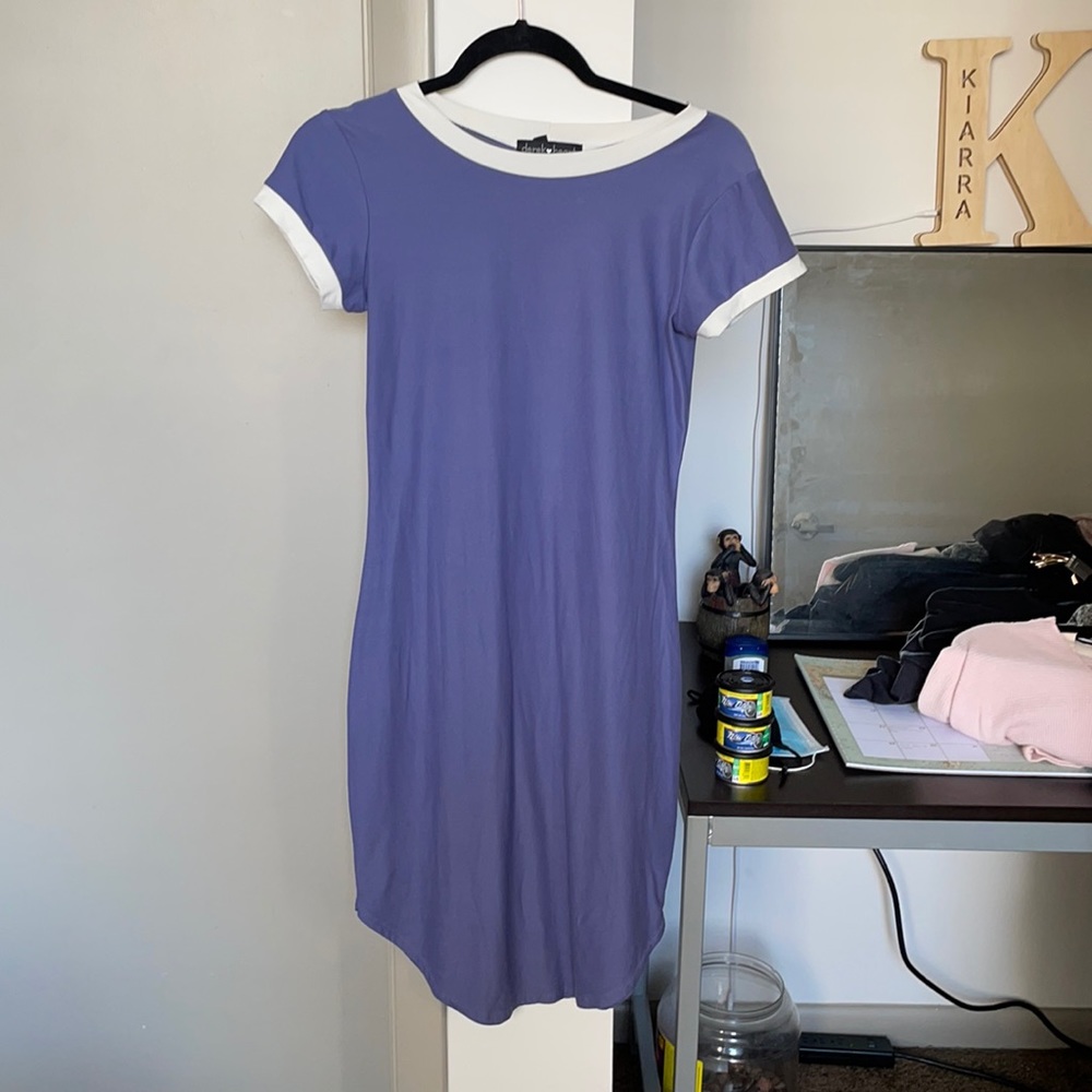 Blue body dress